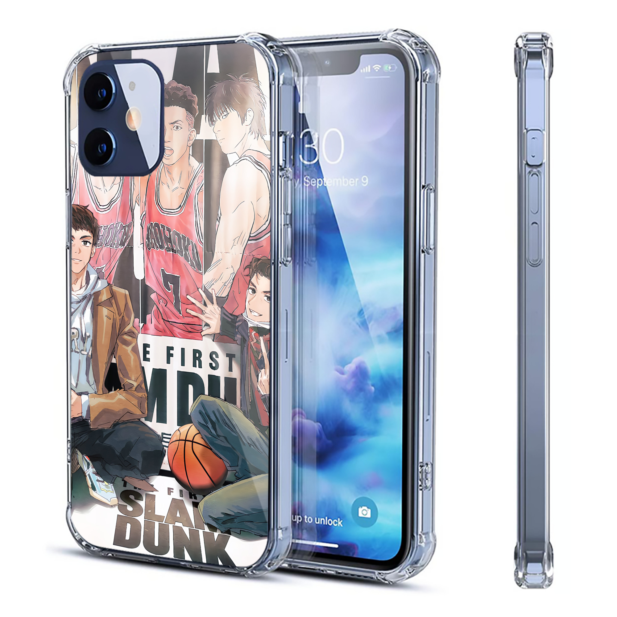 （画像用） SLAM DUNK／スラムダンク 【iPhone 12シリーズ対応】透明スマホケース（クリアソフトケース）